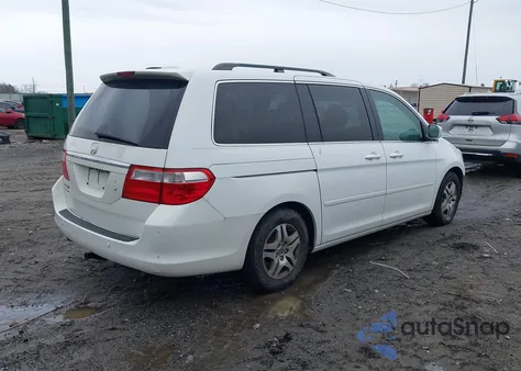 2007 Honda Odyssey Touring из США, поврежденный, VIN 5FNRL38887B124118